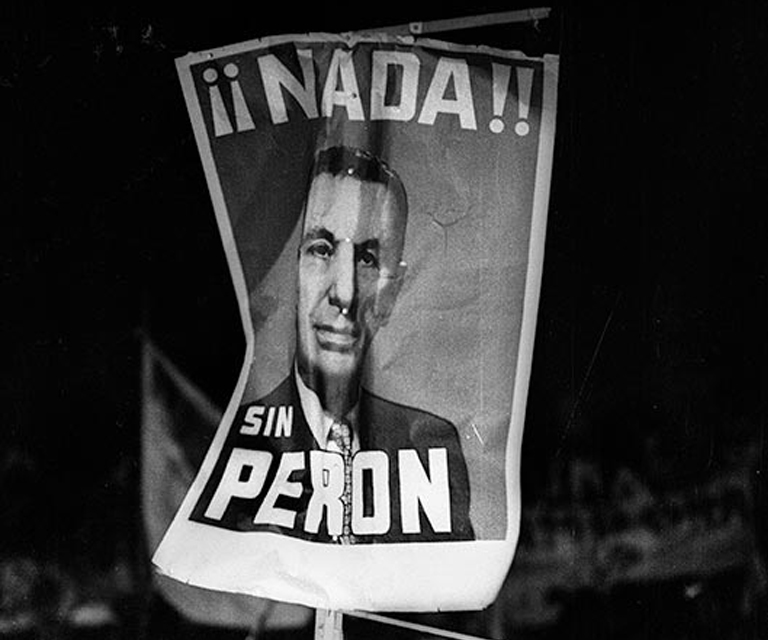 "Per&oacute;n" de Sara Facio