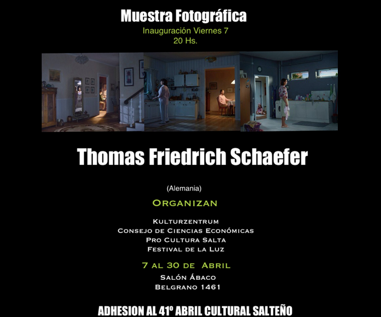 Muestra fotogr&aacute;fica de Thomas Friedrich Schaefer